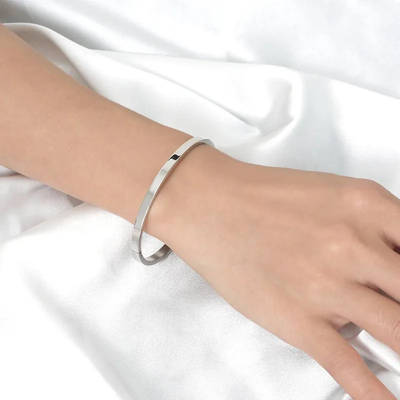 Timeless Fancy Stainless Steel Bangle Bracelets