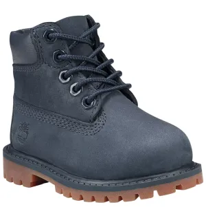 Toddler-Timberland Premium 6-Inch Waterproof Boots - Blue Nubuck