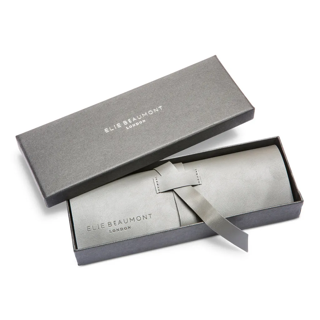 Vegan Oxford Large White Dial/Silver