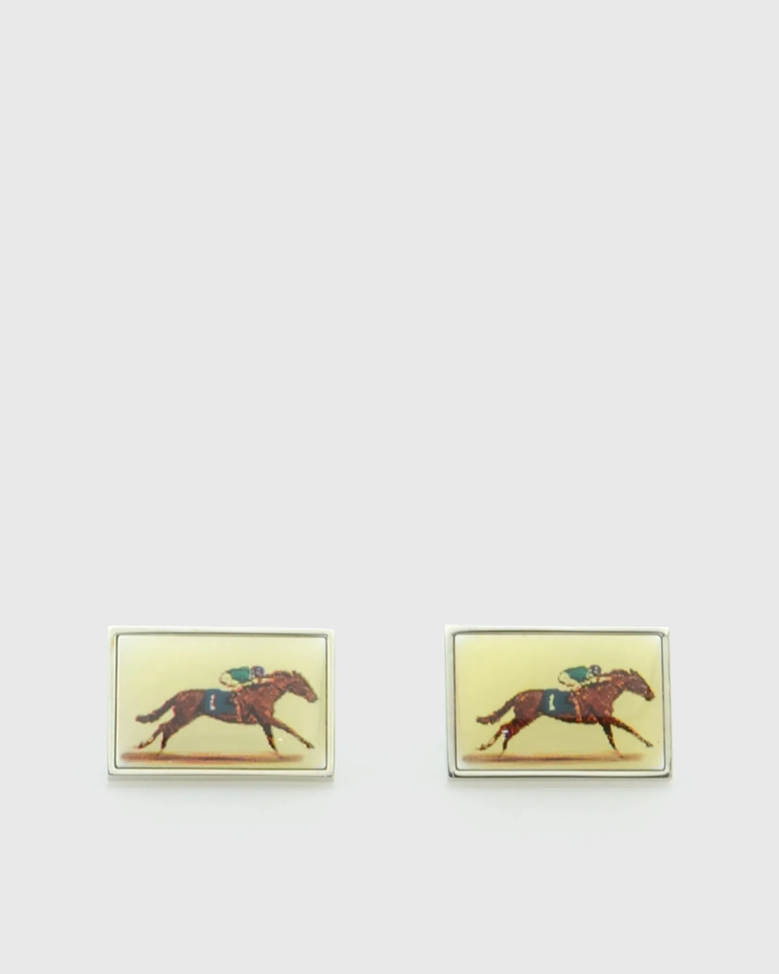 VINCENT & FRANKS VF20613B RHODIUM CUFFLINKS