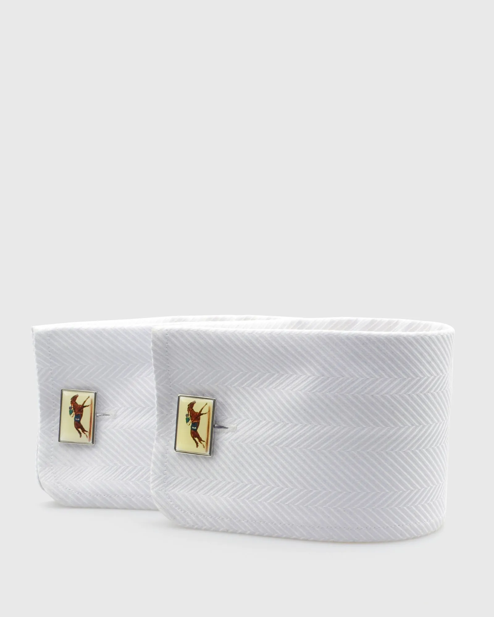 VINCENT & FRANKS VF20613B RHODIUM CUFFLINKS