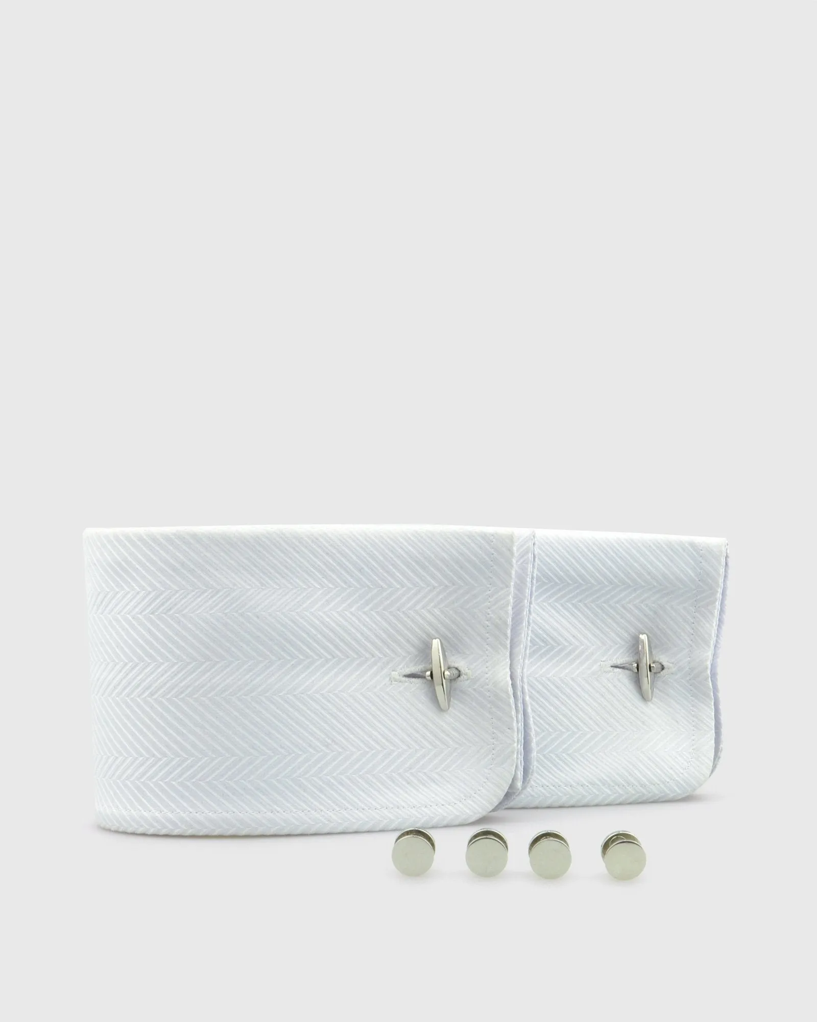 VINCENT & FRANKS VF41224M MOP CUFFLINKS/STUD SET